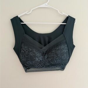 Elegant Dark Teal Lace Bralette